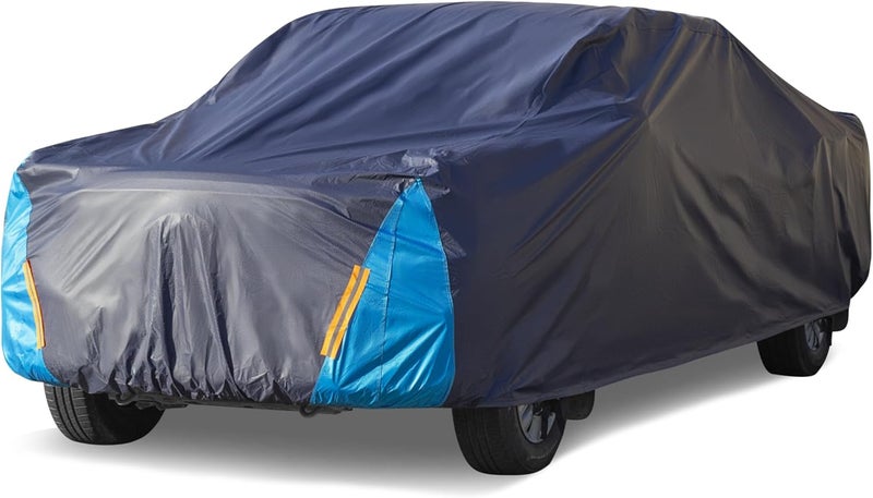 DINGHAO Waterproof Truck Cover - 6 Layers All Weather Protection for Vehicles up to 250 inches - Image 1