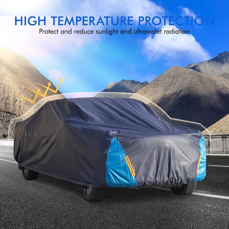 DINGHAO Waterproof Truck Cover - 6 Layers All Weather Protection for Vehicles up to 250 inches - Image 4