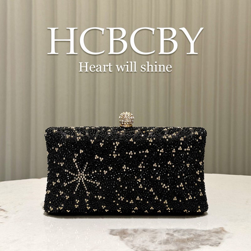 Women'S Flash Luxury Rhinestone Decoration Evening Bag Fashionable Elegant Clutch - Image 5