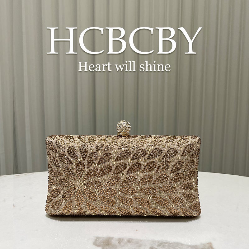 Women'S Flash Luxury Rhinestone Decoration Evening Bag Fashionable Elegant Clutch - Image 3