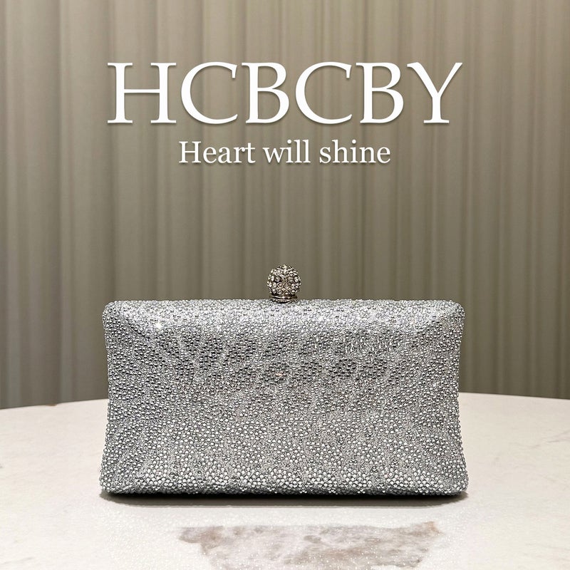 Women'S Flash Luxury Rhinestone Decoration Evening Bag Fashionable Elegant Clutch - Image 4