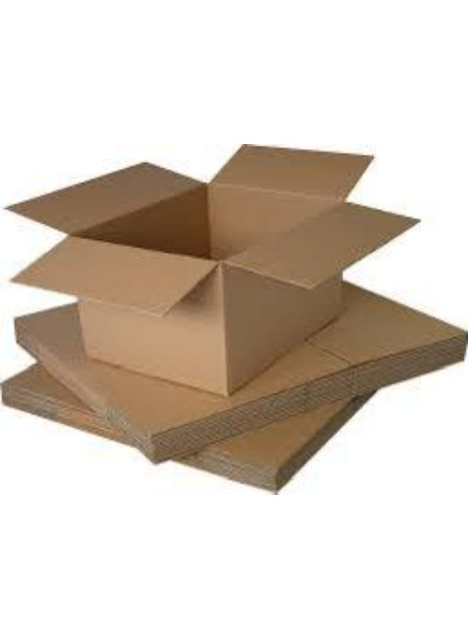 Generic Set of 5 Heavy-Duty Corrugated Shipping Boxes – Size 70×45×45 cm for Packing, Moving, Storage and Delivery of Household or Commercial Items - Image 3