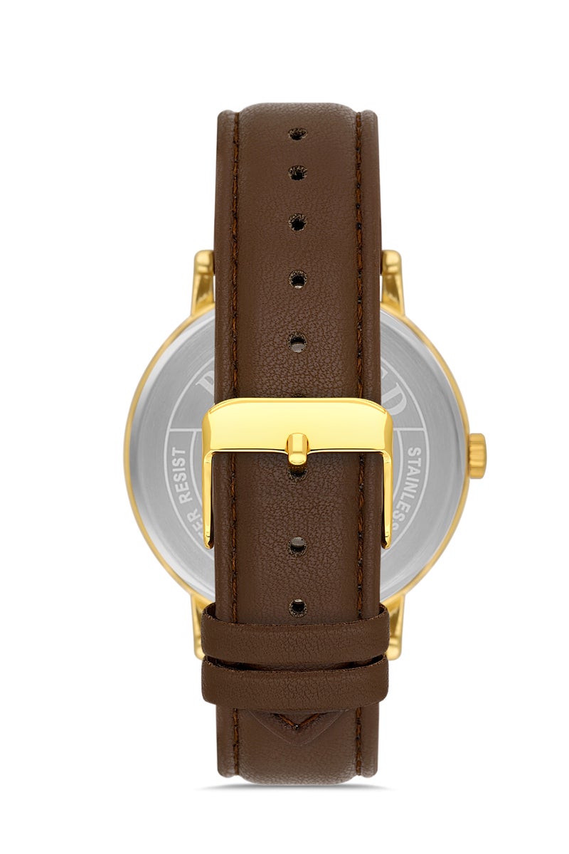 OMAX MEN’S Wrist-Watch | Analog | Leather Strap | Elegant Design - Image 3