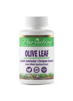 Paradise Herbs Olive Leaf Extract Vegan Non Gmo Gluten Free 120 Capsules  - Image 1