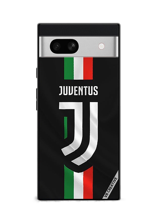 VR CREATIVE Protective Case Cover For Google Pixel 7a Juventus Logo Design Multicolour - Image 1
