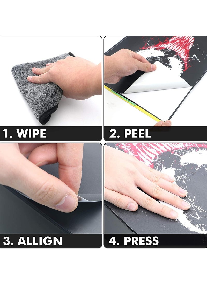 Excefore Skin for PlayStation 5 Slim Disc Version, Sticker for PS5 Vinyl Decal Cover for Playstation 5 Controller, Full Wrap Skin Protective Film Sticker Compatible with PS5 Slim Disk Edition (SP6) - Image 5