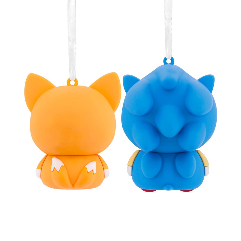 هولمارك سونيك وذيول أفضل معا مجموعة من الحلي عيد الميلاد المغناطيسية من 2 shatterproof - Image 2