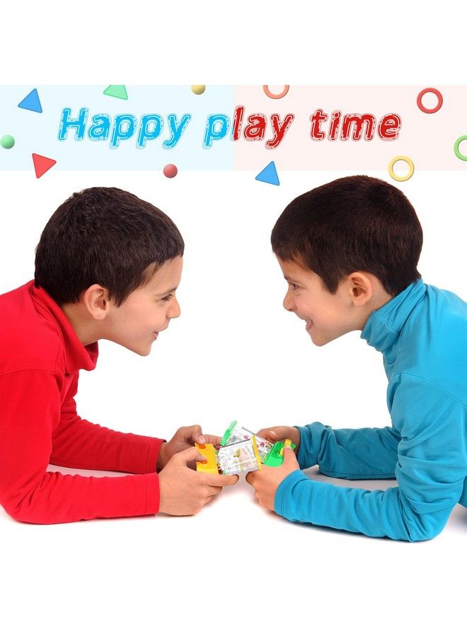 Gejoy 4 Pieces Handheld Water Game Arcade Water Ring Water Tables For Beach Toys Party Favor Fish Rings Fun Game For Different Ages Basketball Fun Gifts For Men Retro Pastime, Without Water (Classic Style)  - Image 5