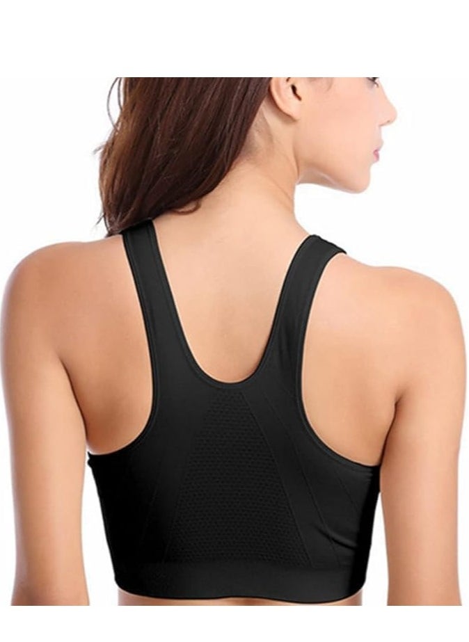 SHOWDAY Women's Zip Front Sports Bra Wireless Post-Surgery Bra Active Yoga Sports Bras Fitness Women's Sports Bra, Zip Front,Post-Surgery Active Yoga Gym Pilates Crossfit - pzsku/Z90C5867149537CF59683Z/45/_/1735042901/8556561e-f8dc-4159-98a3-026c4efe8ffa