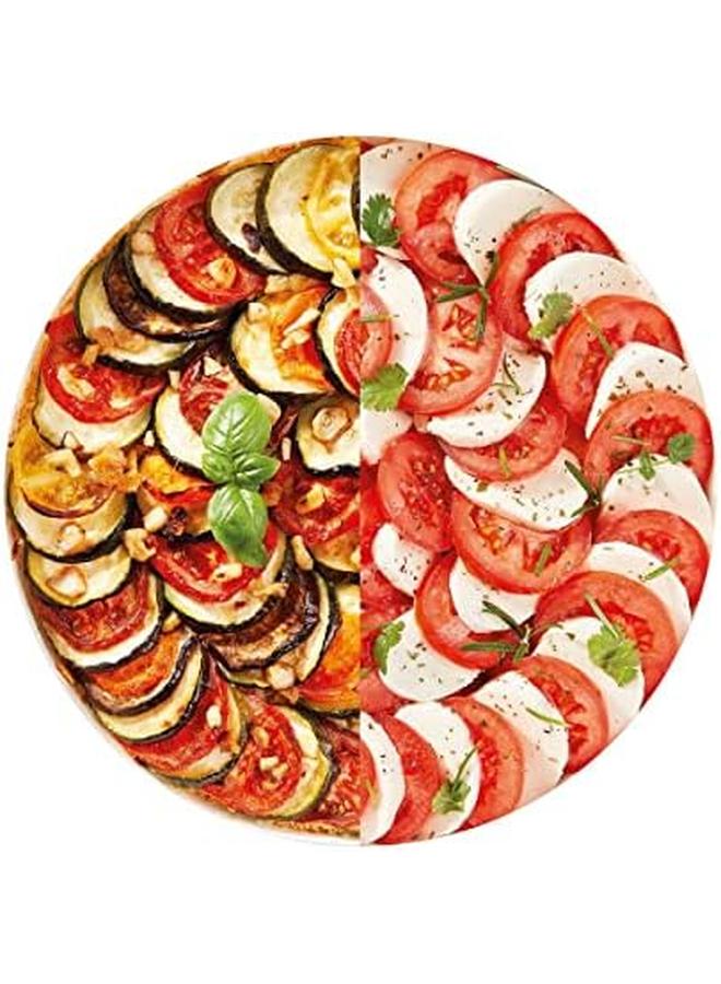 لومينارك طبق تقديم ديوالي مقاس 22 سم أبيض صنع في فرنسا - Image 3