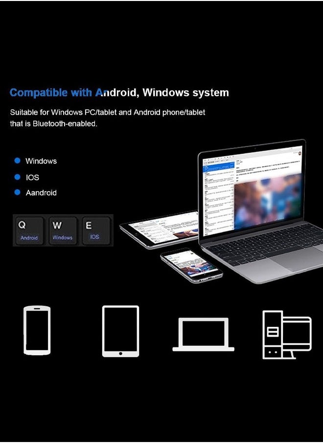 Generic - Wireless Bluetooth Keyboard Black - Image 1