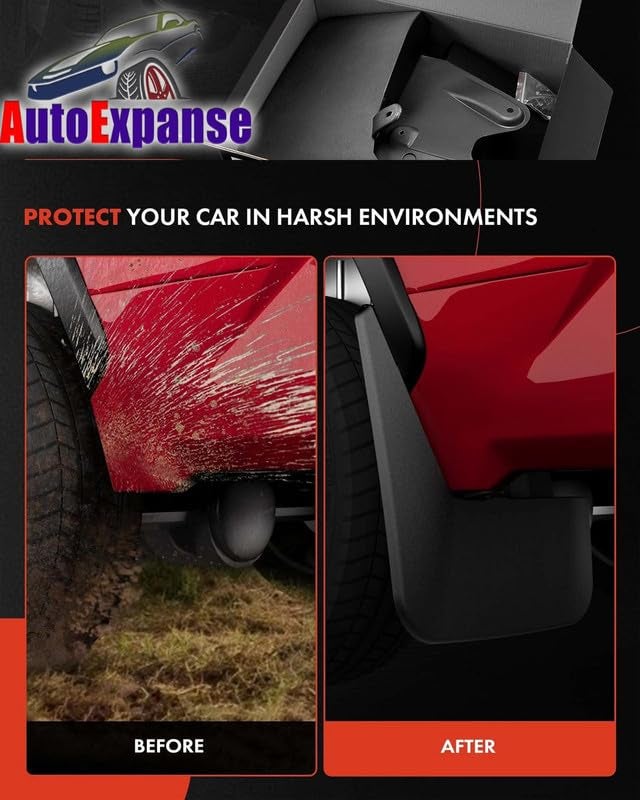 AutoExpanse car mud Flap for Punch/Front and Rear O.E Type Mud Flaps ABS Plastic only for Punch - Image 4