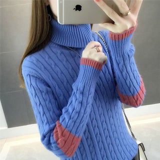 High-neck Thickened Wool Coat Women Autumn Winter Style Warm Long Sleeve Innerwear Base Knitted Shirt Urban Style Blue - pzsku/Z90C5C6E594D37D9EEAD9Z/45/1746228232/21672301-c2e0-4932-ac7c-2e387b8c6912