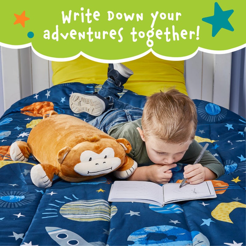 MEMORY MATES MEMORY MATES Jesi The Monkey Memory Foam Pillow Plush 15  Stuffed Animal  - Image 4