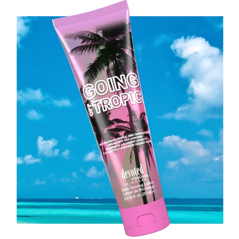 Devoted Creations Going Off Tropic - Skin Quenching Extracts Electrolyte Enhanced Indoor/Outdoor Dark Tanning Lotion - Image 4