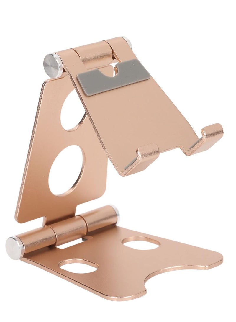 ELTRAZONE Phone Holder, Wide Compatibility Phone Case Stand for PC for Smartphone for Laptop(Gold (Single Adjustment) - Image 1
