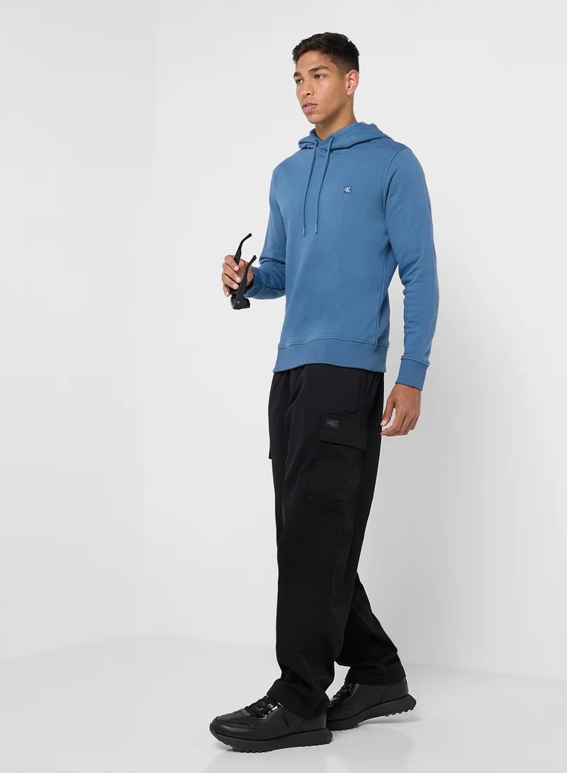 كالفن كلاين جينز Embroidered Logo Hoodie