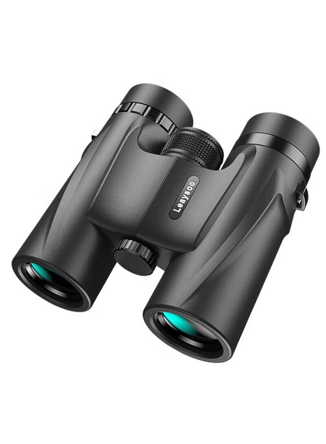 Leaysoo 10x32 Binoculars, Black High-definition High-magnification Night Vision Portable Waterproof Large Telescope For Concerts - Image 2