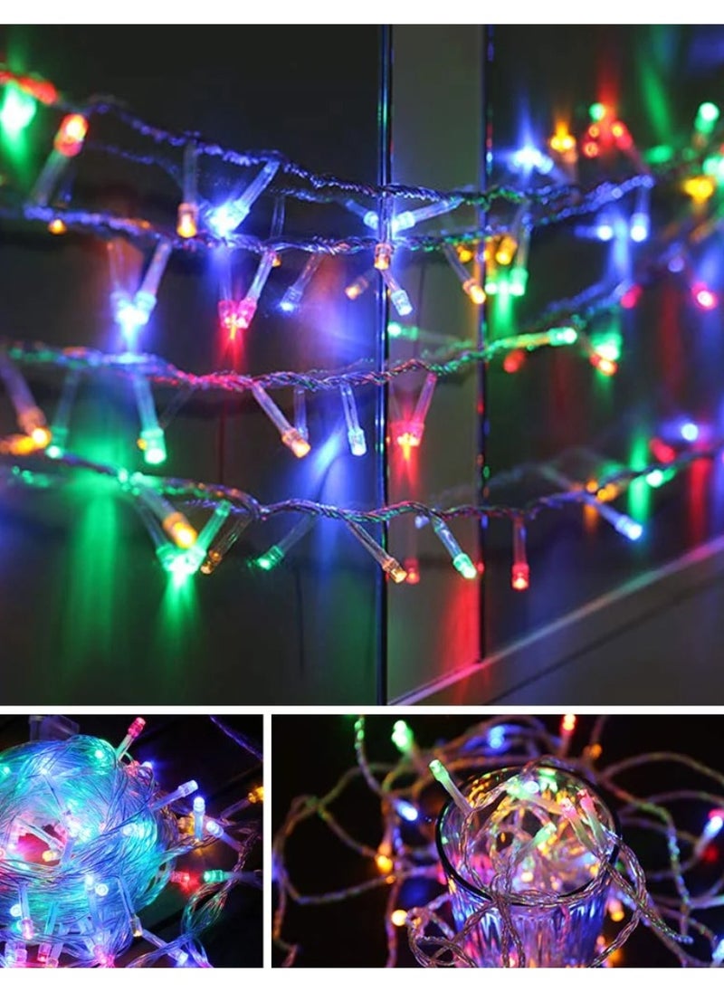 Yuwell String Light 100 Meter RGB LED Fairy Light Curtain Light For Home And Outdoor Decoration Light 8 Mode Operated Light 2 Pin Plug 