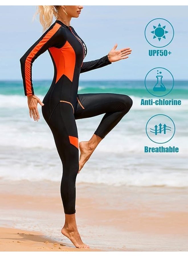 TRASSLE Wetsuit Women Diving Suit with Front Zip, Wetsuits for Women in Cold Water Swimming Diving Snorkeling Kayaking  - Image 3