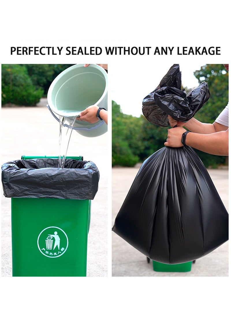ACYYH Heavy Duty Black Garbage Bags, Large Size, for Indoor and Outdoor Waste Bins  - Image 4