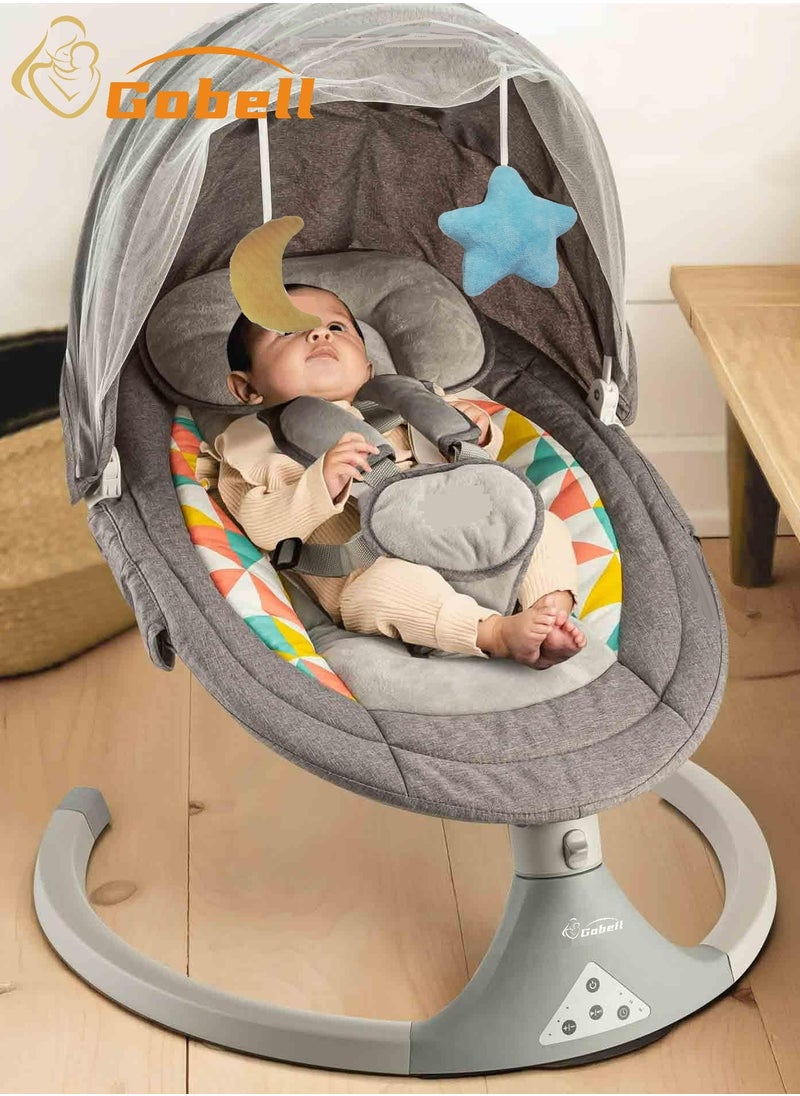 Gobell Electric Baby Rocker With Auto Swing Rocking Chair And Remote Controlled Baby Bouncer  - Image 3