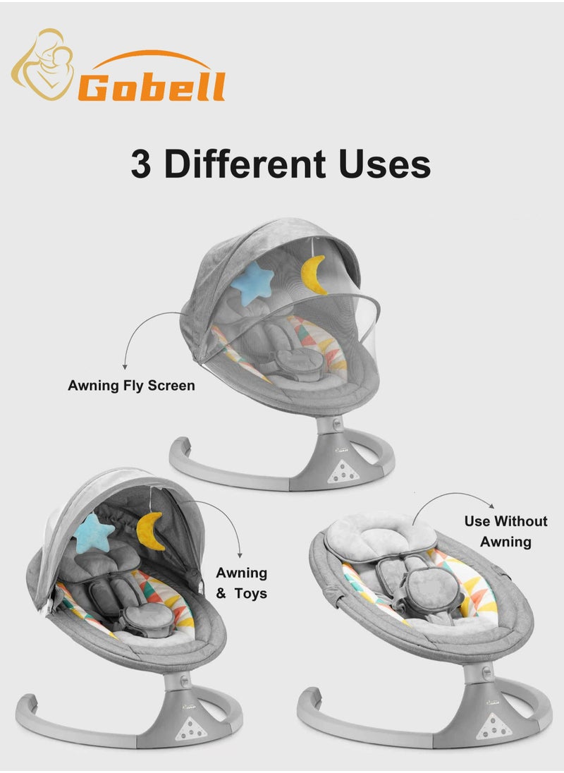 Gobell Electric Baby Rocker With Auto Swing Rocking Chair And Remote Controlled Baby Bouncer  - Image 4