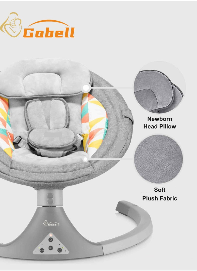Electric Baby Rocker With Auto Swing Rocking Chair And Remote Controlled Baby Bouncer