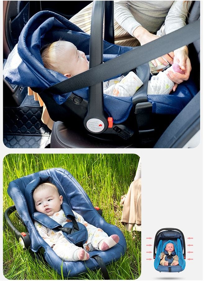 hibobi - Lightweight newborn babyTravel Stroller foldable, reclining and sitting with basket, can go on the plane - Image 1
