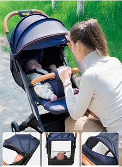 hibobi Lightweight newborn babyTravel Stroller foldable, reclining and sitting with basket, can go on the plane  - Image 5
