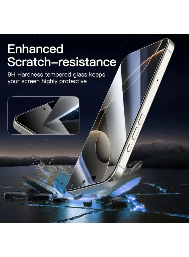 2Pcs Privacy Screen Protector For iPhone 11 Pro Max 9H Tempered Glass Anti Spy - Image 5