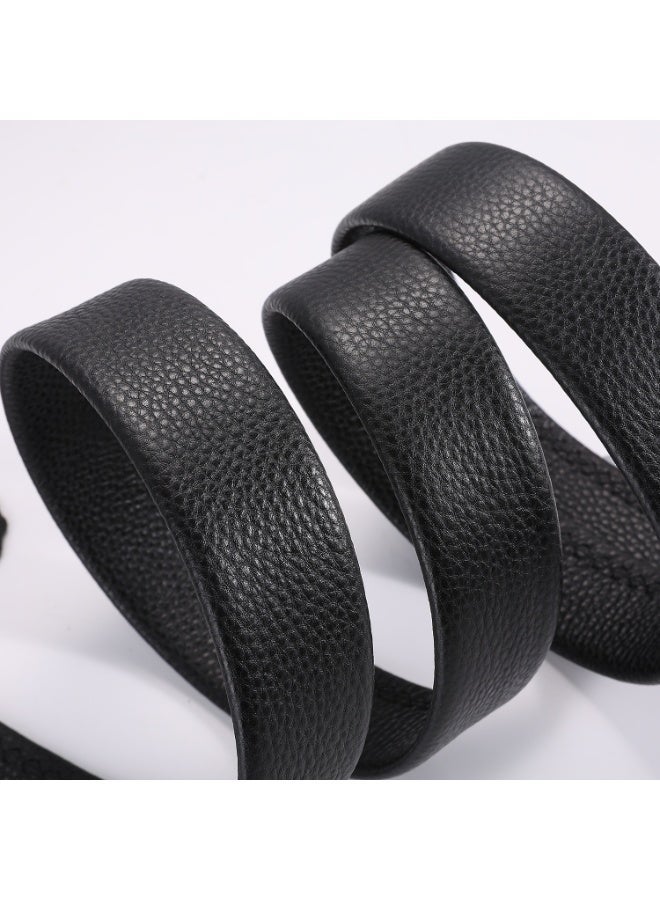 leather dress belts for men,utomatic Buckle ,with Gift Box - Classic Business Style - Image 2