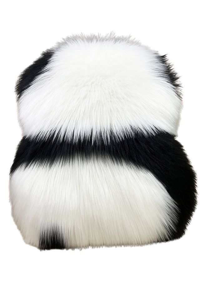 Super Soft Double Sided Plush Panda Throw Pillow Made With Rabbit Fur (Size 56×50CM) - Image 1