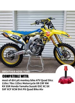 Y&D 6pcs Universal Tank Gas Fuel Cap Valve Vent Breather Hose Tube Compatible with 50cc 110cc 70cc 125cc Motorcycle XR CRF RM KX SSR Dirt Pit Quad Bike Atv  - Image 2