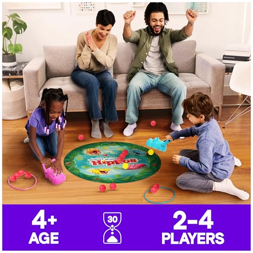 Spin Master Games Hungry Hungry Hippos Giant Edition Family Game for Indoor Outdoor Play with Oversized Board Preschool Activity Easter Gift 24 Players Ages 4 Up - Image 5