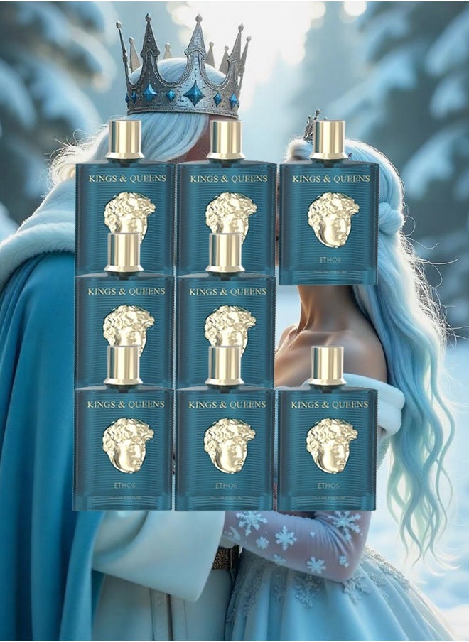 AMARAN 8 Pieces Kings And Queens Ethos Perfume For Unisex 100ml EDP  - Image 1