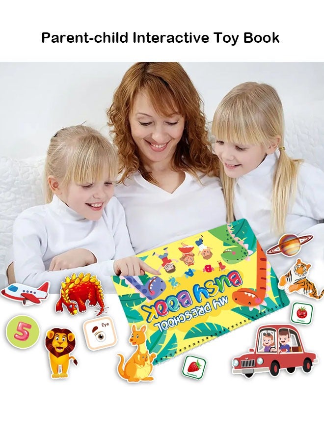 Early Toddler Educational Busy Book, 16 Different Theme Preschool Learning Activities Drawing Toys Book, Quiet Book for Kids to Develop Learning Skills, Gift Box Packaging - Image 4