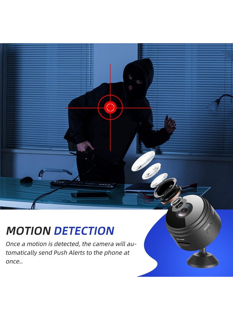 TECHNOVIEW Refurbished TECHNOVIEW Mini WiFi Camera HD 1080P Wireless Hidden Camera Video Camera Small Nanny Cam with Night Vision and Motion Activated Indoor Use Security Cameras Surveillance Cam for Car Home Office  - Image 4