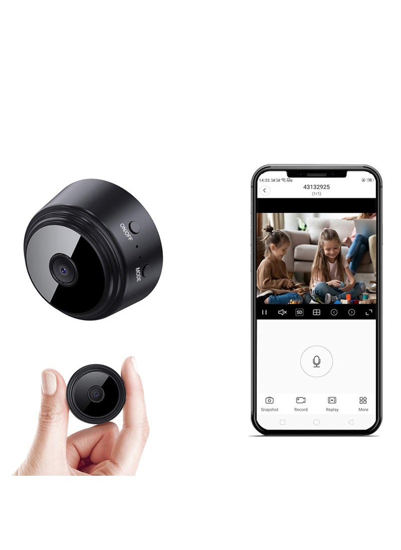TECHNOVIEW Refurbished TECHNOVIEW Mini WiFi Camera HD 1080P Wireless Hidden Camera Video Camera Small Nanny Cam with Night Vision and Motion Activated Indoor Use Security Cameras Surveillance Cam for Car Home Office  - Image 1