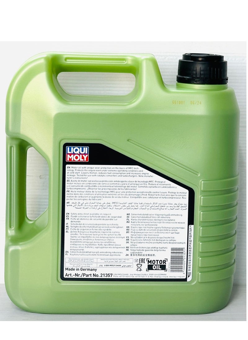 LIQUI MOLY 0W-20 Molygen Synthetic Engine Oil 4Ltr  - Image 2