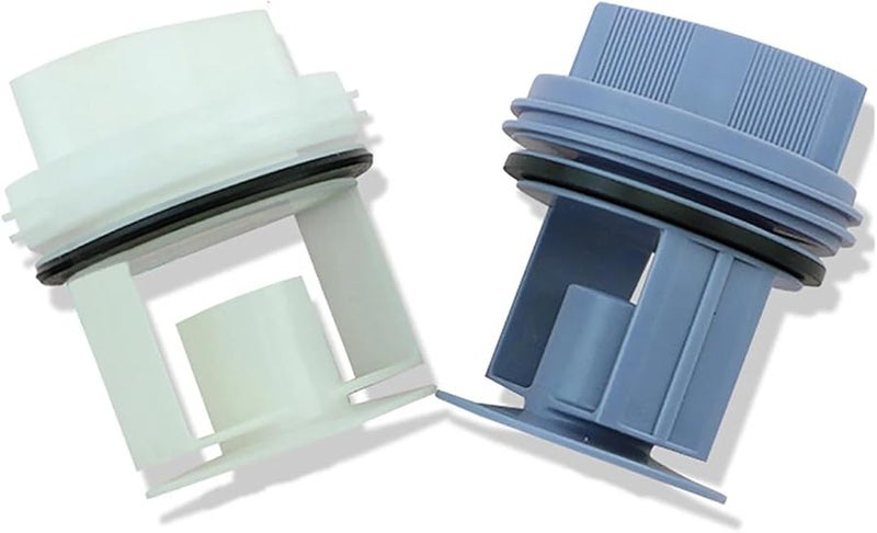 Siemens Bosch WM1095 1065 Washing Machine Drain Pump Outlet Seal Plug Filter Cover Blue - Image 3