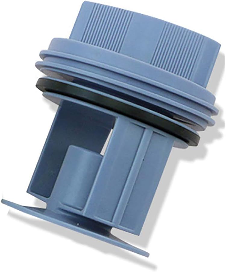 Siemens Bosch WM1095 1065 Washing Machine Drain Pump Outlet Seal Plug Filter Cover Blue - Image 1