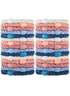Hair Ties for Girls Women Funtopia 30 Pcs Elastics Hair Bands Ponytail Holders for Thick Hair No Damage No Crease Hair Elastics