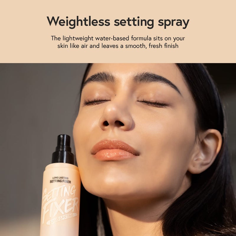 AK AEKYUNG LUNA Long Lasting Setting Fixer Spray 3.3 fl oz, Weightless with Micro-Fine Mist, Natural Finish, Non-Drying Formula for All Skin Types, Korean Makeup - Image 4