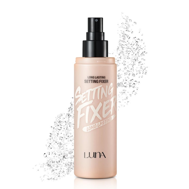 AK AEKYUNG LUNA Long Lasting Setting Fixer Spray 3.3 fl oz, Weightless with Micro-Fine Mist, Natural Finish, Non-Drying Formula for All Skin Types, Korean Makeup - Image 1