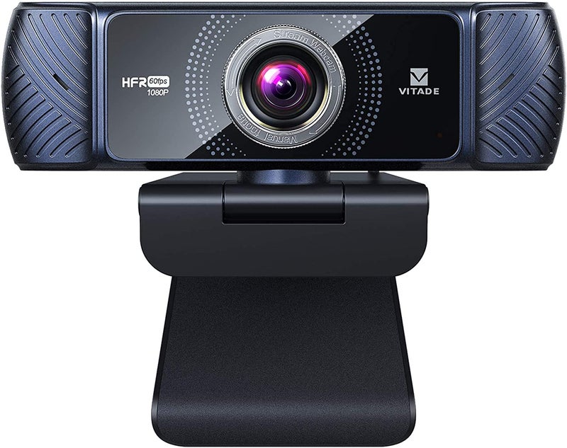 VITADE Webcam 1080P 60fps with Microphone for Streaming, 682H Pro HD USB Computer Web Camera Video Cam for Gaming Conferencing Mac Windows Desktop PC Laptop Xbox Skype OBS Twitch YouTube Xsplit - Image 1