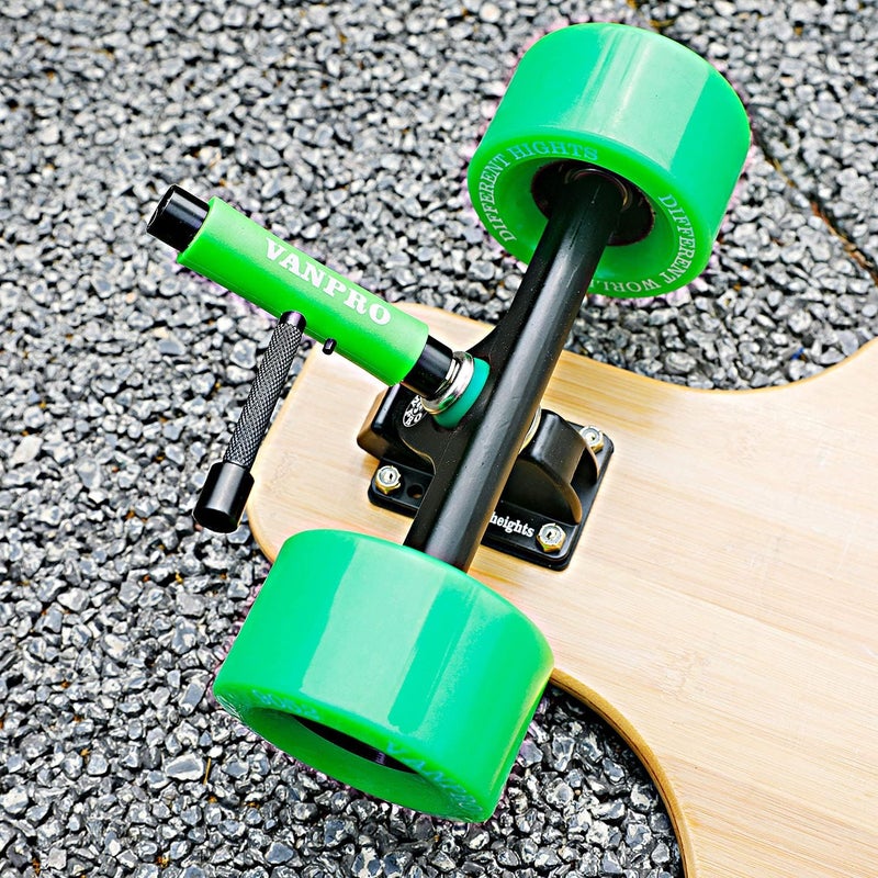 Vanpro skateboard tools skate tool all in oneUsed for installation and maintenance of various skateboards and roller skates，etc.(Snow Upgrade-Green Pack of 1) - Image 4