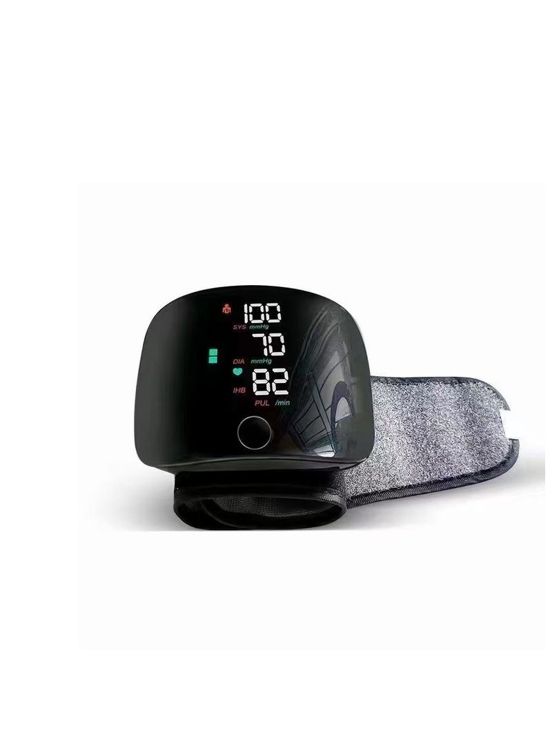 Generic Home Electronic Blood Pressure Monitor Fully Automatic Large Screen Voice Broadcast Blood Pressure Measuring Instrument  - Image 1