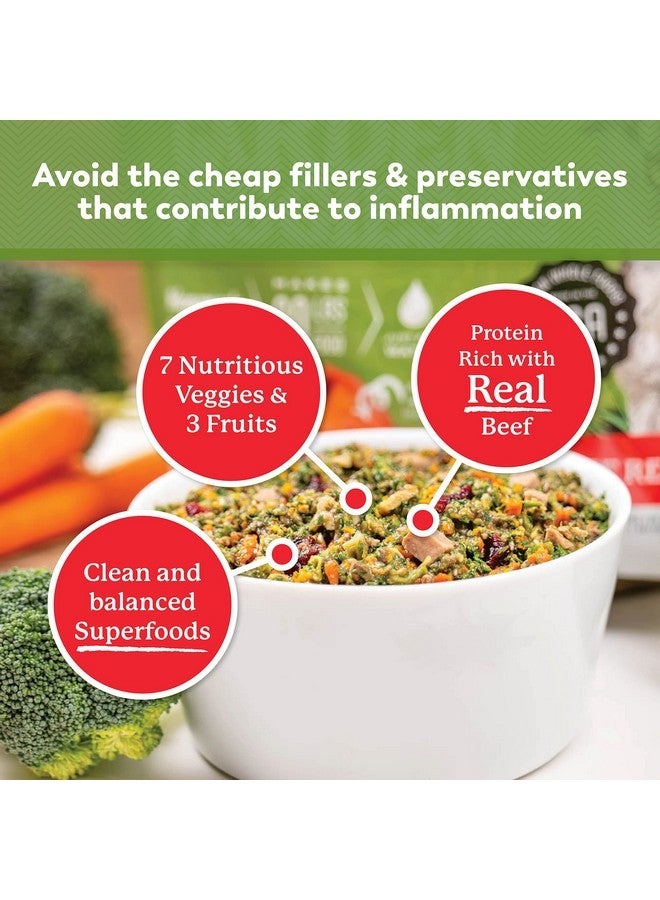 دي آر. هارفي طعام الكلاب من دكتور هارفي، لحم بقري وخضراوات الحديقة، طعام مجفف خالٍ من الحبوب، مناسب للبشر، للكلاب، مع لحم بقري مجفف بالتجميد (٥ أرطال) - Image 5