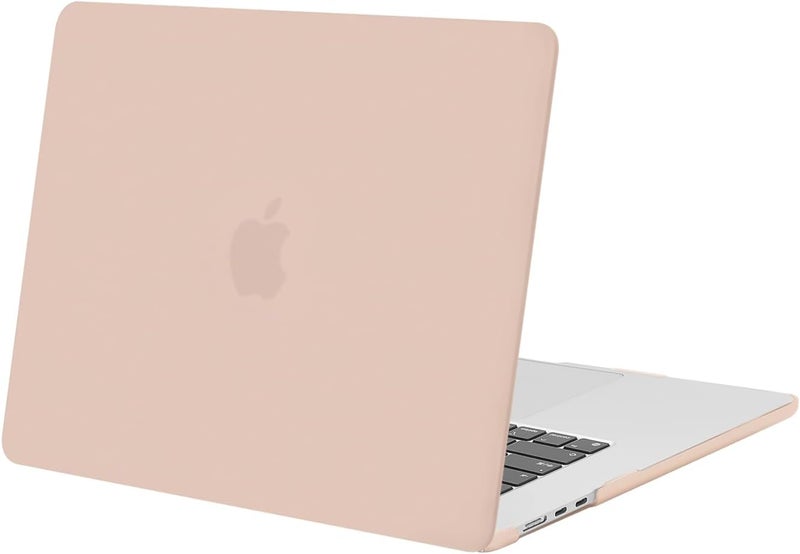 موسيسو حافظة MOSISO متوافقة مع MacBook Air مقاس 15 بوصة M5 2026 M4 2025 M3 2024 M2 2023 A3448 A3241 A3114 A2941 شاشة Liquid Retina مع Touch ID، غطاء حماية بلاستيكي صلب، كاميل - Image 1